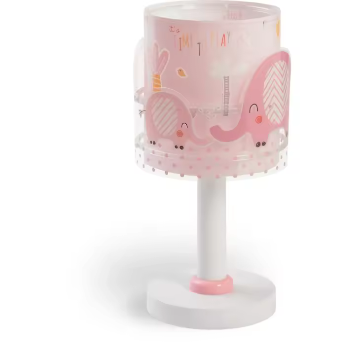 Lámpara de mesita infantil Little Elephant Elefante rosa - 1