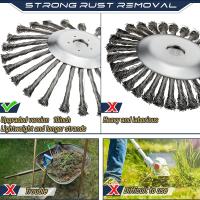 Cabeza De Trimmer De Hierba Universal De Acero Inoxidable Para Motosierra Disc De Raspado Para Jardín Y Aseo De Hierbas - details 6
