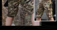 Pantalones Militar Verdes Para Hombres Estilo Safari Casual Shorts De Verano Multi Bolsillos Material COTON Y POLYESTER - details 9