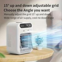 Aire acondicionado portátil todo en uno, un ventilador húmedo mini con función de enfriamiento, perfecto para uso en la oficina y en casa, manteniendo tu hogar y oficina frescos y cómodos. - details 5