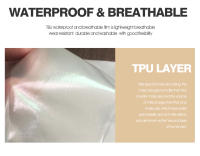 Sábana De Cama Impermeable Y Anti-Polvo Tamaño Twin Full King Queen Funda Para Manta Con Perforación Para Respirabilidad No Incluye Funda Para Almohada - details 2