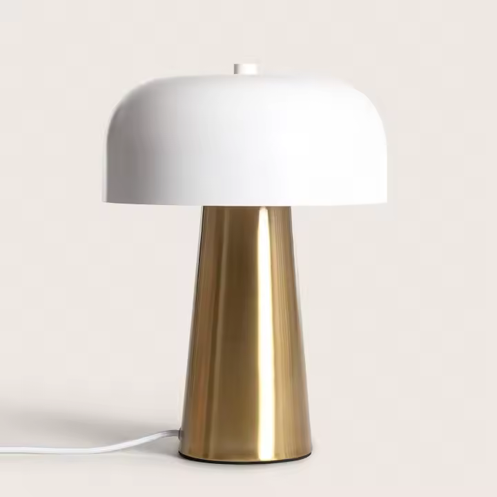Ledkia Lámpara de Mesa Metal Kupla Blanco - 1
