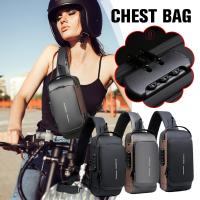 Bolsa De Pecho Para Hombre Con Cerradura De Contraseña Antirrobo Para Motociclista Deporte Al Aire Libre Correr Viaje Cruzbody - details 1
