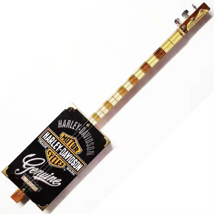 H-D Cigar box guitar 3tpv by Matteacson's - 1