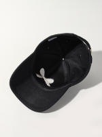 Nueva Gorra De Béisbol De Algodón Para Verano Rosa Con Mariposa Bordada Ajustable Para Mujer Gorra De Sol De Color Sólido Para Niñas Estilo Coreano - details 10