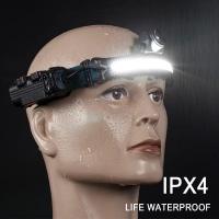 Linterna Frontal LED Recargable 270° Ancho Con Batería 18650 Luz Trabajo Impermeable COB+XPG Super Brillante Para Camping Y Pesca Nocturna - details 11