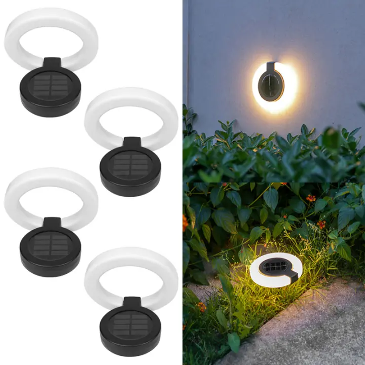 Control De Luz Solar Inteligente Auto Encendido/Apagado Luz Blanca/Cálida Ahorro De Energía Impermeable Para Jardín Hogar Camping Decoración De Jardín - 1