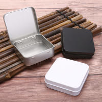 Caja De Almacenamiento De Metal Miniatura 1/2pcs Caja De Tapa Plegable Cuadrada Para Joyería Y Monedas Caja De Almacenamiento Europea - details 7