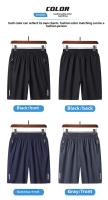 Nuevos 2025 Pantalones Cortos Deportivos Casuales Para Hombres Talla Grande 5 Pulgadas Algodón De Seda Con Secado Rápido Transpirables Y Cómodos Para Exteriores Y Viajes - details 6