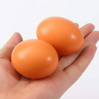 Huevos artificiales de madera lisa, herramienta agrícola para huevos de gallina, accesorios de anidación, 6 piezas - details 4