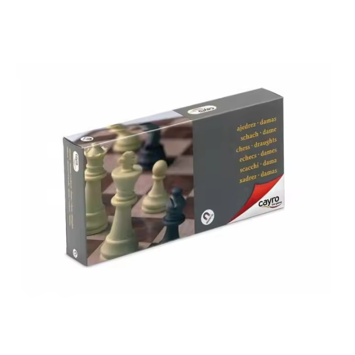 JUEGO MAGNETICOS LUXE AJEDREZ Y DAMAS DE CAYRO - 1
