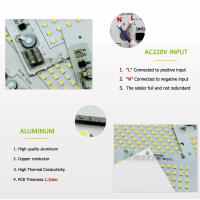Placa PCB LED Para Reparación De Faros De Fuga 30W-300W AC220V SMD2835 Fuente De Luz Panel De Reemplazo Para Lámparas Exteriores Kit DIY - details 3