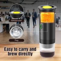 Máquina de café Espresso portátil eléctrica inalámbrica 3 en 1 para coche y hogar, cafetera de Camping, cafetera de viaje para cápsulas en polvo - details 12