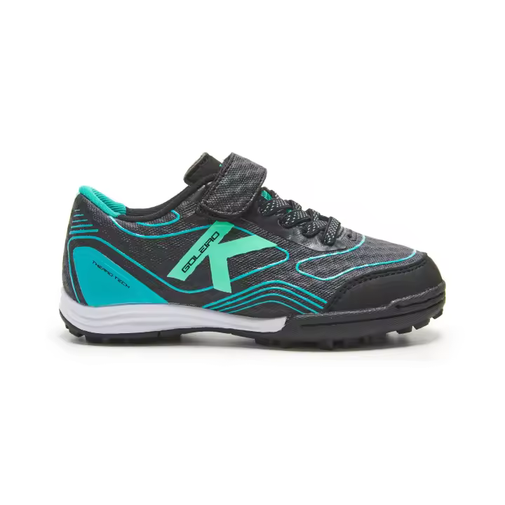 Kelme Botas De Fútbol De Niño Goleiro Turf Elastic Negro - 1