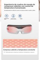 Máscara de Masaje Ocular Recargable with Calor,Masajeador de Ojos 3D with Vibración y Compresión de Aire,Modos para Aliviar Fatiga Visual, Bolsas y Ojeras | Diseño Ajustable y USB,Ideal para Oficina y Viajes - details 7