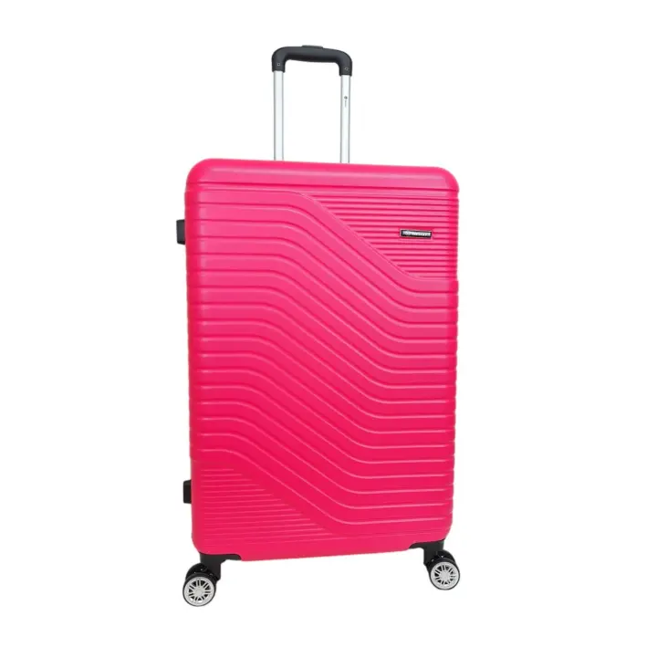 Maleta de viaje barata grande Benzi BZ5747 rosa de 76 x 47 x 26 cm. muy ligera 3,8 kg. 4 ruedas dobles giratorias 360º. Cerradura de combinación. Excelente relación calidad-precio. (ROSA) - 1