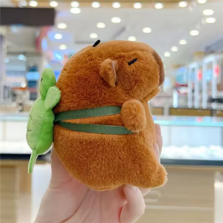 Muñeco De Peluche Capybara De 23 Cm/9.05 Pulgadas Anime Suave Juguete De Peluche Animal Regalo Perfecto Para Cumpleaños De Niños Suministro De Fiesta - 1