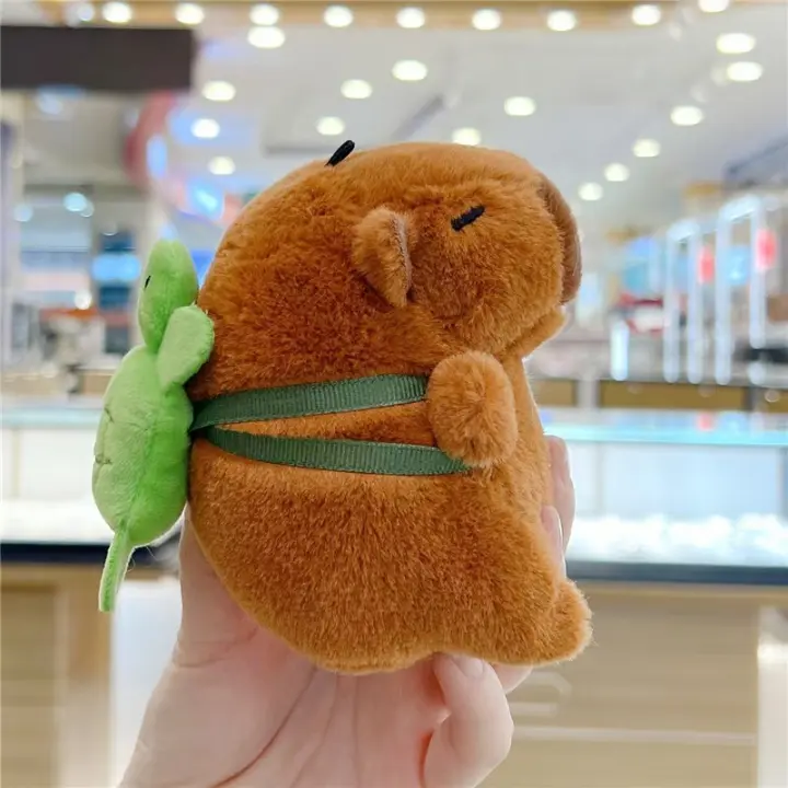 Muñeco De Peluche Capybara De 23 Cm/9.05 Pulgadas Anime Suave Juguete De Peluche Animal Regalo Perfecto Para Cumpleaños De Niños Suministro De Fiesta - 1