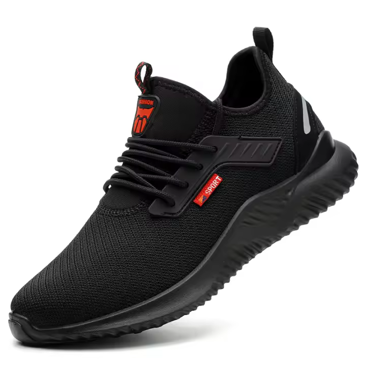 HY Zapatos De Seguridad Para Hombre Con Punta De Acero Antideslizantes Indestructibles Zapatillas De Trabajo Botas Tácticas Ligeros Y Puncture-Proof - 1