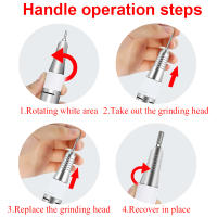 Martillo De Uñas Eléctrico Con Mango Herramienta De Pulido Y Grind Manicura Y Pedicura Accesorios De Cabezal De 12V 20W Velocidad Sin Carga 35000rpm - details 10