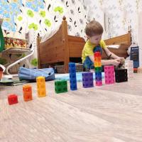 Juego De Bloques De Construcción Cuadrados 2x2x2CM 100 Piezas Para Niños Juguetes Educativos DIY De Modelado Con Bloques Cubos Para Desarrollo Infantil - details 2