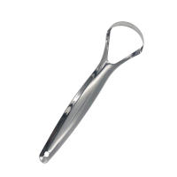 Limpieza Oral Limpieza De Lengua Con Escobilla De Acero Inoxidable Herramienta De Higiene Oral Tipo Abierto Para Limpiar La Lengua - details 4