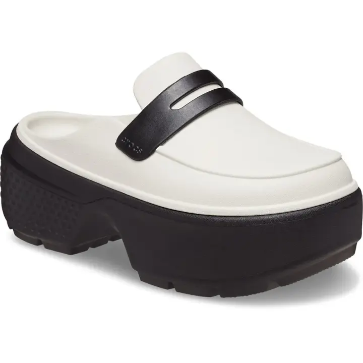 Calzado mujer Zuecos Crocs Zuecos Stomp Blanco - 1