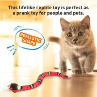 Juguete Interactivo Para Gatos Smart Sensing En Forma De Serpiente Automático Recargable Por USB Juguete Para Gatos Y Perros Pequeños - details 2