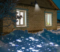 Lámpara LED De Patrón De Copo De Nieve Con Control Remoto Para Jardín Exterior Decoración De Navidad Y Escenario Luz Proyección IP65 ABS Fuente De Alimentación AC - details 14