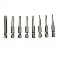 Kit De Puntas De Destornillador Torx 5 Puntos 8 Piezas 50mm Con Agujero Central Herramientas Eléctricas Y Manuales 1/4" Hex Shanks - details 3
