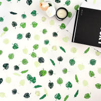 100pcs/pack Hojas De Tortuga Verdes Tropicales Para Decoración De Mesa Y Bodas Proporciones De Papel Sin Químicos Peligrosos - details 1