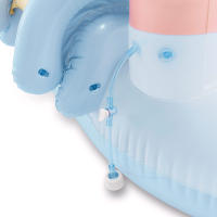 INTEX - Centro de juegos infantil hinchable con tobogán, 196x178x127 cm, castillo unicornio con rociador de agua, bolas de colores y anilla de juego, piscina - details 6