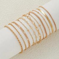 Juego De 11 Pulseras Elegantes Y Bohemias Para Mujer Con Cadena De Serpiente Y Corazón Geométrico Joyería Casual Para Vacaciones Y Citas - details 5