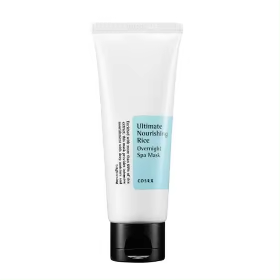 Cosrx - ULTIMATE NOURISHING RICE OVERNIGHT SPA MASK (60ml) – Mascarilla vegana que hidrata y revitaliza durante la noche - 1