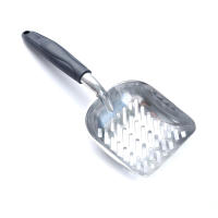 Escobilla Para Arenero Grande Con Mango Largo Y Cuchara Profunda Herramienta De Limpieza Para Mascotas De Metal - details 4