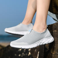 Zapatillas De Tenis Para Hombre YRZL Talla Grande Transpirables De Malla Antideslizantes Ligeros Para Caminar Y Deporte - details 15