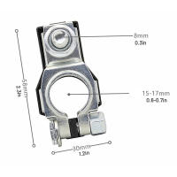 Conector De Terminal De Batería De Coche 2pcs Cable De Cable Para Batería Universal 12V 24V Positivo+Negativo Placas De Batería - details 7