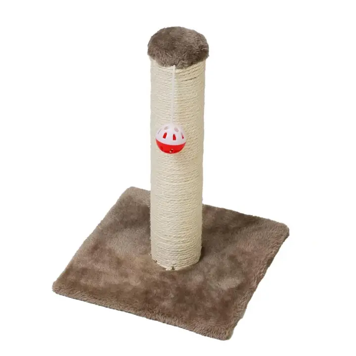 Poste Rascador para Gatos, Color Negro Midida: 35x25x25cm, Arbol para Gatos Juguete Parla, Arañador para Gatos, Afilador uñas para Gatos - 1