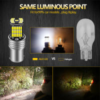 Aileo 2pcs Bombilla LED Para Luz Retroiluminada De Coche BA15S P21W 1156 45pcs 4014SMD Error Free Canbus DC 12V Para VW Passat B5 B6 Golf - details 0