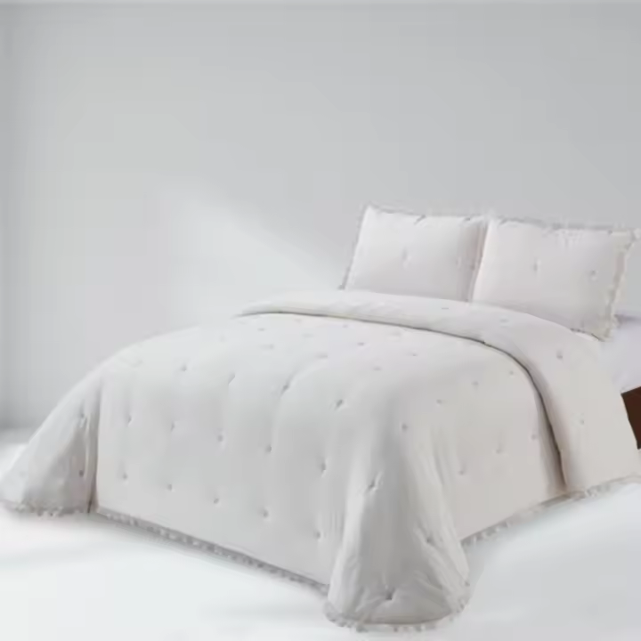 BLANCO NUMERO UNO Edredón Bergamo Stonewash Clara Vidal - 1