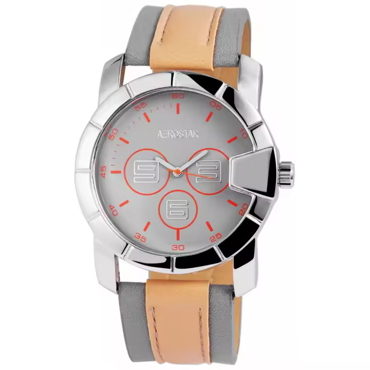 Aerostar ®Reloj Hombre com Bracelete em Pele Sintética - 1