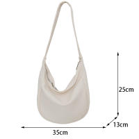 Bolso De Hombro Boho Para Mujer Gran Capacidad De PU Cuero Bolsos Cruzados De Moda Bolso De Mano Underarm Dumpling Monedero - details 27