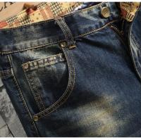 Nuevos 2024 Jeans Destrozados Y Contraídos Para Hombres Estilo Coreano Ropa De Moda Stretch Recto Tejido Denim Ajustado - details 6