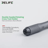 RELIFE RL-101B Conjunto De 8 En 1 Mango De Hoja Para Reparación De Placas Base De Teléfonos Móviles BGA Eliminador De Pegamento Herramienta De Escáner - details 3