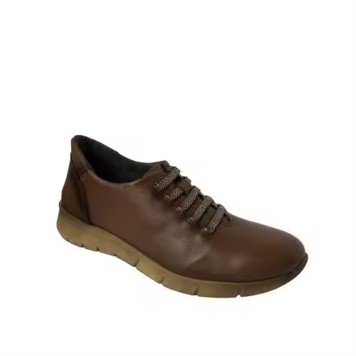 Botines de Tacón de Piel con Gomas y Piso de Goma - 1