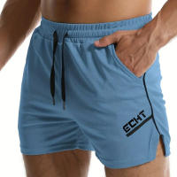 Shorts De Running Para Hombre Estilo Verano Deporte Fitness Malla Secado Rápido Transpirable Entrenamiento Pantalones De Sudor - details 24