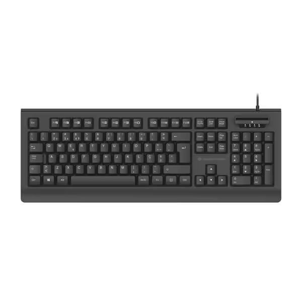 TECLADO USB CONCEPTRONIC KAYNE01ES CON LECTOR DNIe COMPATIBLE CON DNI 3.0 Y TARJETA SANITARIA - 1