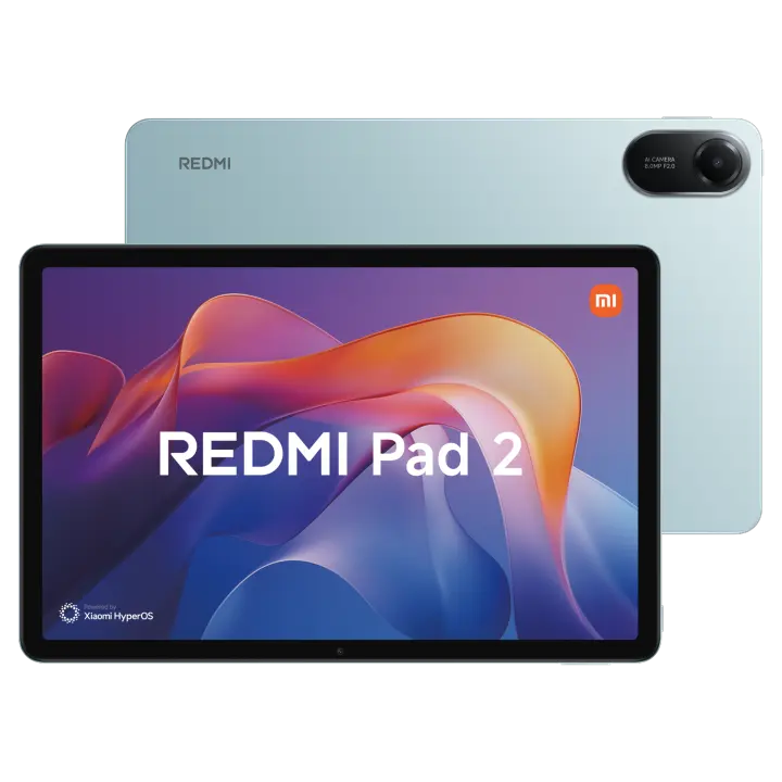Xiaomi Redmi Pad 2  128GB/256GB  de ROM,- Tablet de 11" 2.5K  MediaTek G100-Ultra, WiFi 5 + Bluetooth 5.3, Batería de 9000 mAh, Cargador no Incluido), Verde (Versión ES) - 1