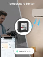 Sensor De Temperatura Y Humedad ONENUO Tuya WIFI/Zigbee Con Iluminación Inteligente Compatible Con Alexa Y Google Smart Life - details 23