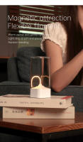 Lámpara De Ambiente LED Sin Cable Para Decoración De Habitaciones Iluminación De Escritorio Recargable Por USB Luz Nocturna Magnética Suave Para Dormitorio - details 3